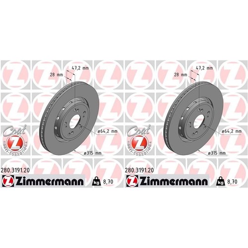 Dischi freno zimmermann - 2,