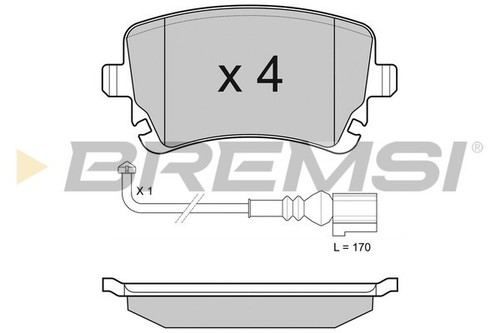 Bp3140 brakesi kit pastiglie - bp3140,