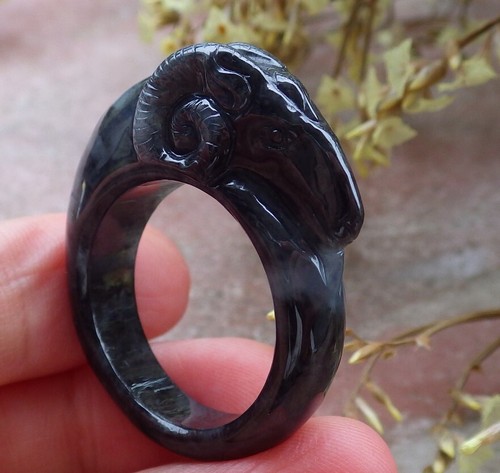Anello pecora giadeite - anello,